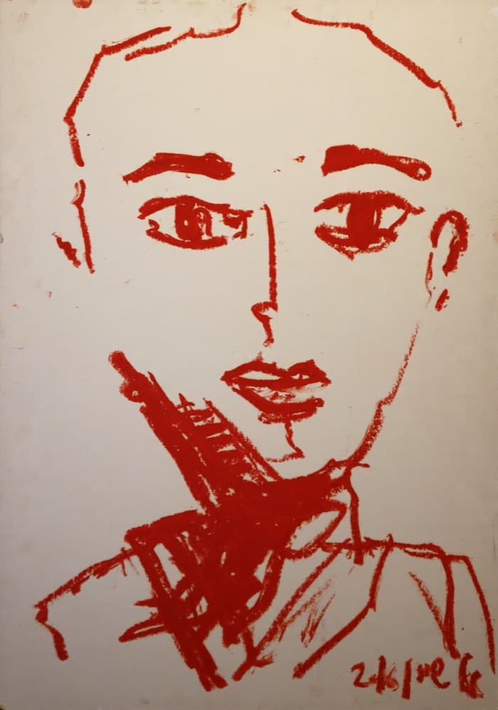 One Line Face IV, 2016